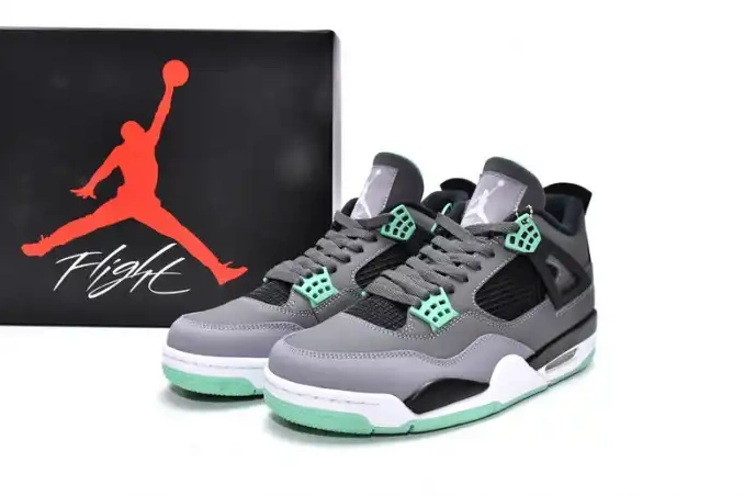 Rep Green 4 Jordan Retro Air Glow 308497-033 0622